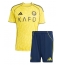 Al-Nassr Thuis tenue Kids 2025-26 Korte Mouwen (+ broek)