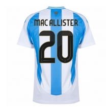 Argentinië Alexis Mac Allister #20 Thuis tenue Copa America 2024 Korte Mouwen