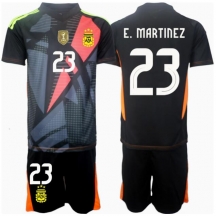 Argentinië Emiliano Martinez #23 Keeper Thuis tenue Kids Copa America 2024 Korte Mouwen (+ broek)