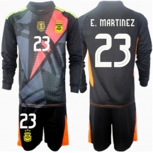 Argentinië Emiliano Martinez #23 Keeper Thuis tenue Kids Copa America 2024 Lange Mouwen (+ broek)