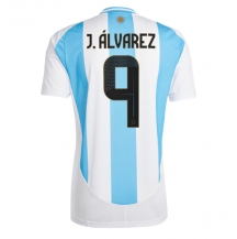 Argentinië Julian Alvarez #9 Thuis tenue Copa America 2024 Korte Mouwen