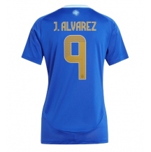 Argentinië Julian Alvarez #9 Uit tenue Dames Copa America 2024 Korte Mouwen