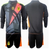 Argentinië Keeper Thuis tenue Kids Copa America 2024 Lange Mouwen (+ broek)
