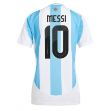 Argentinië Lionel Messi #10 Thuis tenue Dames Copa America 2024 Korte Mouwen