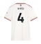 Arsenal Ben White #4 Derde tenue Dames 2025-26 Korte Mouwen