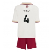 Arsenal Ben White #4 Derde tenue Kids 2025-26 Korte Mouwen (+ broek)