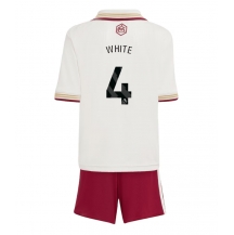 Arsenal Ben White #4 Derde tenue Kids 2025-26 Korte Mouwen (+ broek)