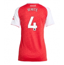 Arsenal Ben White #4 Thuis tenue Dames 2025-26 Korte Mouwen