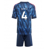 Arsenal Ben White #4 Uit tenue Kids 2025-26 Korte Mouwen (+ broek)
