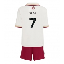 Arsenal Bukayo Saka #7 Derde tenue Kids 2025-26 Korte Mouwen (+ broek)