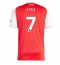 Arsenal Bukayo Saka #7 Thuis tenue 2025-26 Korte Mouwen
