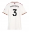 Arsenal Cristhian Mosquera #3 Derde tenue Dames 2025-26 Korte Mouwen