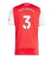 Arsenal Cristhian Mosquera #3 Thuis tenue 2025-26 Korte Mouwen