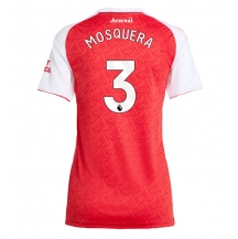 Arsenal Cristhian Mosquera #3 Thuis tenue Dames 2025-26 Korte Mouwen