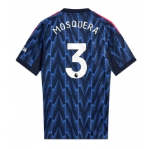 Arsenal Cristhian Mosquera #3 Uit tenue 2025-26 Korte Mouwen