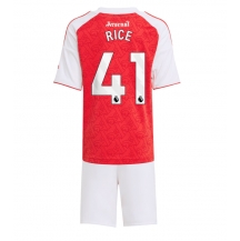 Arsenal Declan Rice #41 Thuis tenue Kids 2025-26 Korte Mouwen (+ broek)