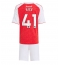 Arsenal Declan Rice #41 Thuis tenue Kids 2025-26 Korte Mouwen (+ broek)
