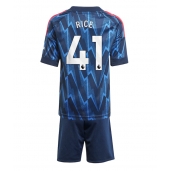 Arsenal Declan Rice #41 Uit tenue Kids 2025-26 Korte Mouwen (+ broek)