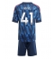 Arsenal Declan Rice #41 Uit tenue Kids 2025-26 Korte Mouwen (+ broek)