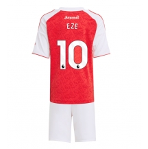 Arsenal Eberechi Eze #10 Thuis tenue Kids 2025-26 Korte Mouwen (+ broek)