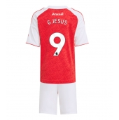 Arsenal Gabriel Jesus #9 Thuis tenue Kids 2025-26 Korte Mouwen (+ broek)