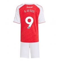 Arsenal Gabriel Jesus #9 Thuis tenue Kids 2025-26 Korte Mouwen (+ broek)