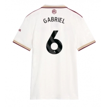 Arsenal Gabriel Magalhaes #6 Derde tenue Dames 2025-26 Korte Mouwen