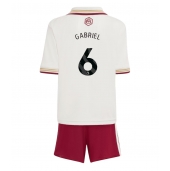 Arsenal Gabriel Magalhaes #6 Derde tenue Kids 2025-26 Korte Mouwen (+ broek)