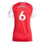 Arsenal Gabriel Magalhaes #6 Thuis tenue Dames 2025-26 Korte Mouwen