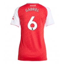 Arsenal Gabriel Magalhaes #6 Thuis tenue Dames 2025-26 Korte Mouwen
