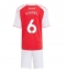 Arsenal Gabriel Magalhaes #6 Thuis tenue Kids 2025-26 Korte Mouwen (+ broek)