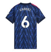 Arsenal Gabriel Magalhaes #6 Uit tenue Dames 2025-26 Korte Mouwen
