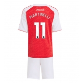Arsenal Gabriel Martinelli #11 Thuis tenue Kids 2025-26 Korte Mouwen (+ broek)