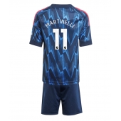 Arsenal Gabriel Martinelli #11 Uit tenue Kids 2025-26 Korte Mouwen (+ broek)