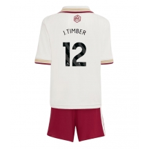 Arsenal Jurrien Timber #12 Derde tenue Kids 2025-26 Korte Mouwen (+ broek)