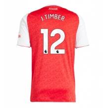 Arsenal Jurrien Timber #12 Thuis tenue 2025-26 Korte Mouwen