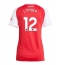 Arsenal Jurrien Timber #12 Thuis tenue Dames 2025-26 Korte Mouwen