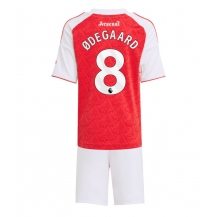 Arsenal Martin Odegaard #8 Thuis tenue Kids 2025-26 Korte Mouwen (+ broek)
