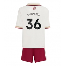 Arsenal Martin Zubimendi #36 Derde tenue Kids 2025-26 Korte Mouwen (+ broek)