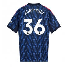 Arsenal Martin Zubimendi #36 Uit tenue 2025-26 Korte Mouwen