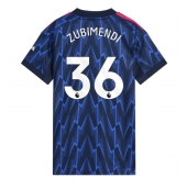 Arsenal Martin Zubimendi #36 Uit tenue Dames 2025-26 Korte Mouwen