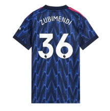 Arsenal Martin Zubimendi #36 Uit tenue Dames 2025-26 Korte Mouwen