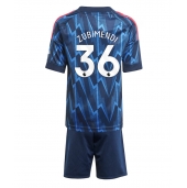 Arsenal Martin Zubimendi #36 Uit tenue Kids 2025-26 Korte Mouwen (+ broek)