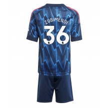 Arsenal Martin Zubimendi #36 Uit tenue Kids 2025-26 Korte Mouwen (+ broek)