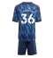 Arsenal Martin Zubimendi #36 Uit tenue Kids 2025-26 Korte Mouwen (+ broek)