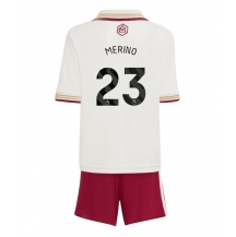 Arsenal Mikel Merino #23 Derde tenue Kids 2025-26 Korte Mouwen (+ broek)