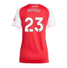 Arsenal Mikel Merino #23 Thuis tenue Dames 2025-26 Korte Mouwen
