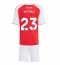 Arsenal Mikel Merino #23 Thuis tenue Kids 2025-26 Korte Mouwen (+ broek)