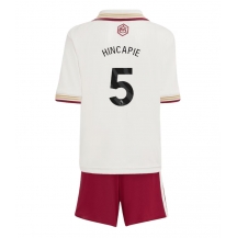 Arsenal Piero Hincapie #5 Derde tenue Kids 2025-26 Korte Mouwen (+ broek)