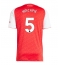 Arsenal Piero Hincapie #5 Thuis tenue 2025-26 Korte Mouwen